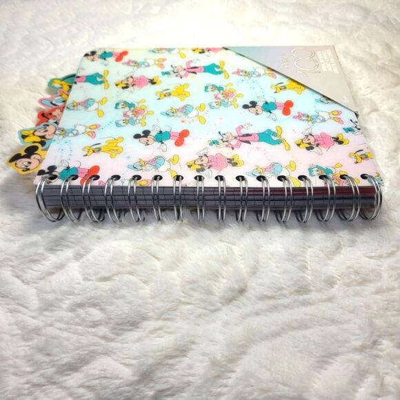 Loungefly Disney 100 Tabbed Journal Spiral Notebook Mickey and Friends New OOS - Picture 5 of 12